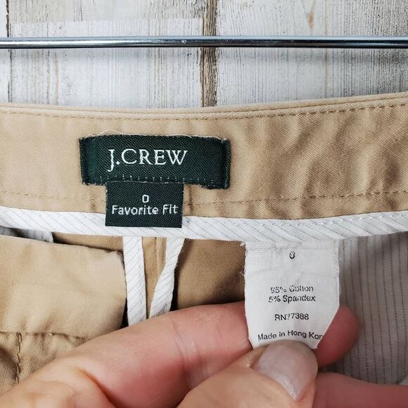 J. Crew Favorite Fit Chino Pants Khaki Size 0 - Picture 3 of 10